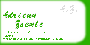 adrienn zsemle business card